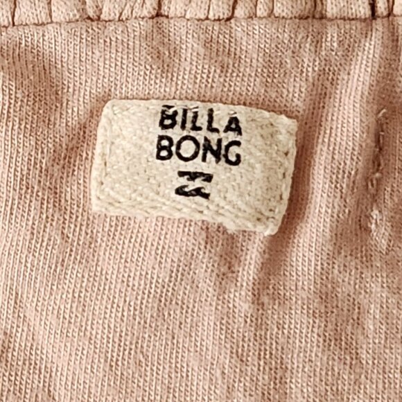 Billabong halter sundress sz S crochet shell pink racer back GUC - Picture 4 of 4